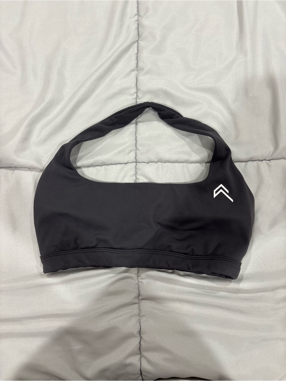 Oner Active dark grey halter Sports Bra